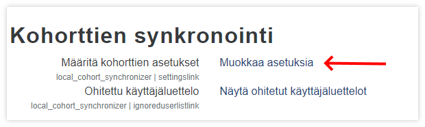 Lisää Käyttäjät Automaattisesti Kohortteihin (kohorttien Synkronointi)